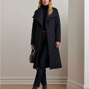 Ralph Lauren Navy Quilted Coat color navy